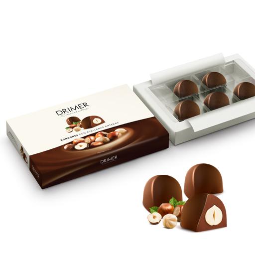 Caja de chocolates con avellanas x 5