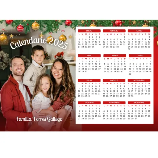 Calendario personalizado 2025 iv