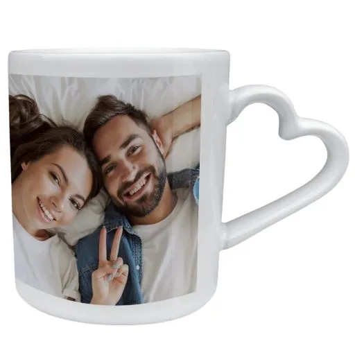 Taza personalizada asa corazon 