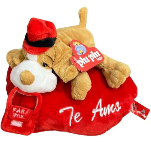 PELUCHE PERRO MENSAJERO 3867