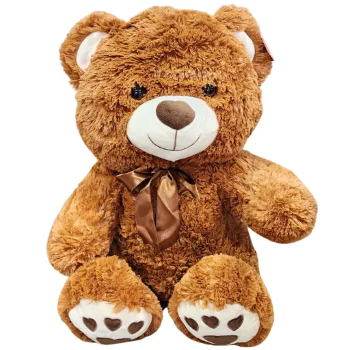 Peluche oso con huella 441172 marron