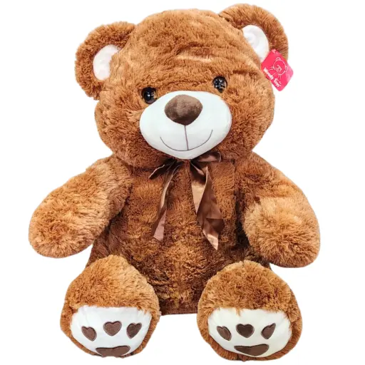 Peluche oso con huella 4411722 marron