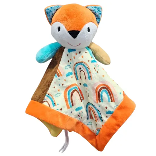 Peluche mantita de apego de zorrito 509567