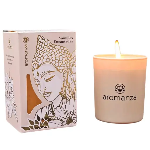 Vela de soja aromanza jazmin del pais 