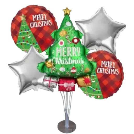 SET DE GLOBOS ARBOL DE NAVIDAD CON AIRE